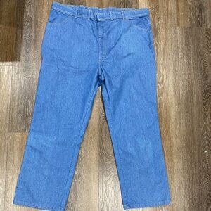 Wrangler Mens Five Star Stretch Denim Jeans Regular Fit 46x30 Durable Flex-Fit W